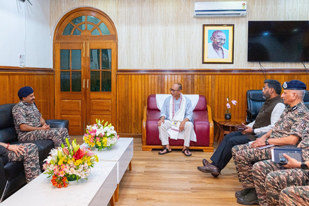CRPF chief reviews Manipur situation with Guv, CM; Home Minister assesses law and order