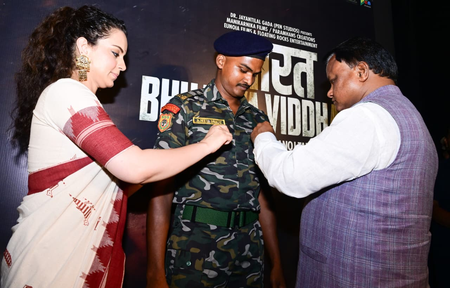 Odisha CM attends special screening of Kangana Ranaut’s film ‘Bharat Bhagya Vidhata’