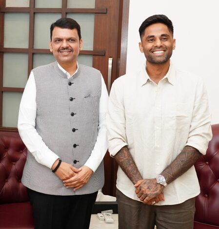Suryakumar Yadav meets Maharashtra CM Devendra Fadnavis amid questions over captaincy stint