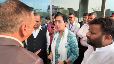 Malviya Nagar fire: Delhi BJP slams Atishi for holding protest at hospital