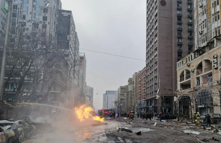 St. Petersburg under massive Ukrainian drone attack St. Petersburg under massive Ukrainian drone attack