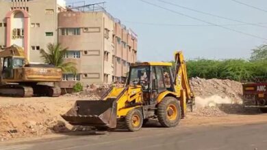 Unauthorised structures demolished on civic land in Ahmedabad