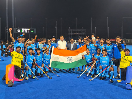Ashish Tani Purti’s hat-trick powers India to gold in Men’s U-18 Asia Cup Ashish Tani Purti’s hat-trick powers India to gold in Men’s U-18 Asia Cup