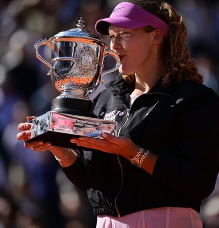 French Open: Andreeva beats Chwalinska to become youngest champion in Paris since 1992