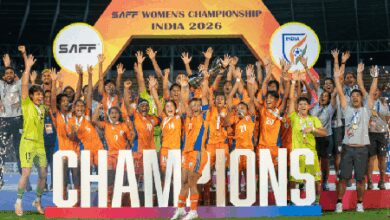 Dominant India beat Bangladesh to end a seven-year wait for title in SAFF Women’s Championship Dominant India beat Bangladesh to end a seven-year wait for title in SAFF Women’s Championship