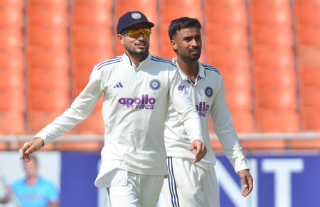 One-off Test: Debutant Suthar bags 6-fer as India bowl out Afghanistan for 152, enforce follow-on One-off Test: Debutant Suthar bags 6-fer as India bowl out Afghanistan for 152, enforce follow-on