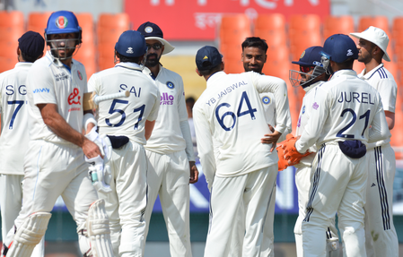 One-off Test: Batters, Suthar shine as Afghanistan trail India by 451 runs at stumps (Ld) One-off Test: Batters, Suthar shine as Afghanistan trail India by 451 runs at stumps (Ld)