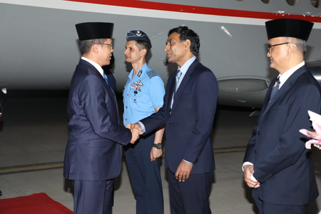 Indonesian Foreign Minister Sugiono arrives in Delhi for Joint Commission Meeting Indonesian Foreign Minister Sugiono arrives in Delhi for Joint Commission Meeting