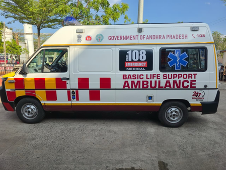 Andhra Pradesh modernises 108 ambulance emergency services Andhra Pradesh modernises 108 ambulance emergency services