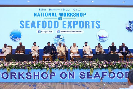 Centre backs states in big push to achieve Rs 1 lakh crore seafood exports target Centre backs states in big push to achieve Rs 1 lakh crore seafood exports target