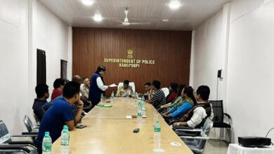 Manipur DGP reaffirms equal application of law, seeks public cooperation during visit to hill districts