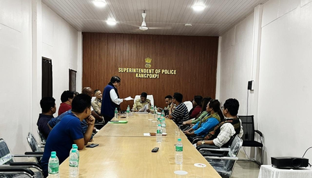 Manipur DGP reaffirms equal application of law, seeks public cooperation during visit to hill districts