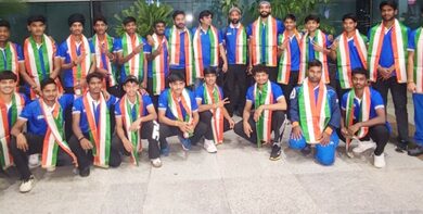 U18 men’s and women’s hockey stars accorded grand welcome at Delhi airport after Asia Cup success