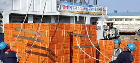 South Korea’s Jeju Province sends dialysis machines, citrus saplings, other supplies to North Korea