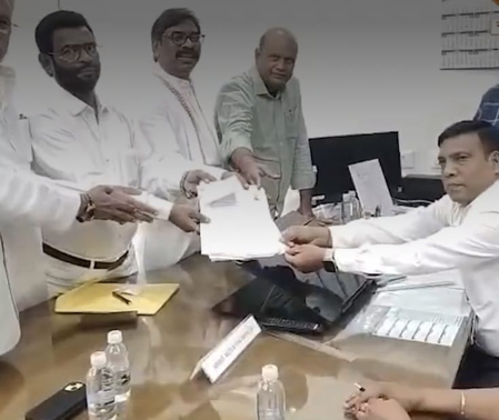 INDIA bloc candidates file nominations for two Jharkhand RS seats, MLAs show unity INDIA bloc candidates file nominations for two Jharkhand RS seats, MLAs show unity