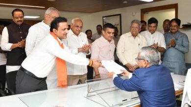 BJP’s four Gujarat candidates file nominations for Rajya Sabha polls