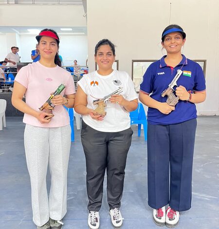 Rahi Sarnobat claims top spot, Manu Bhaker second in women’s 25m pistol T4 finals