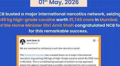 NCB highlights major anti-narcotics operations in May, seizures valued at thousands of crores reported NCB highlights major anti-narcotics operations in May, seizures valued at thousands of crores reported
