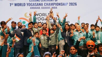 World Yogasana Championships 2026: Hosts India complete a century of gold medals in clean sweep World Yogasana Championships 2026: Hosts India complete a century of gold medals in clean sweep