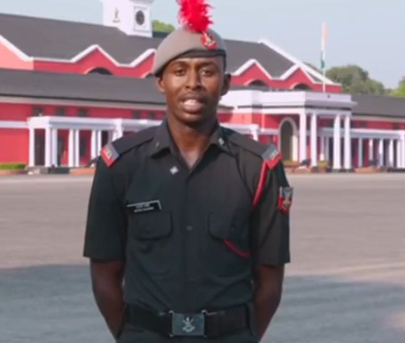 Kenyan Foreign Officer Cadet Antony Kalenge shares experience at IMA