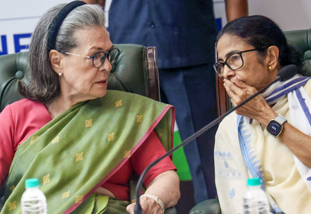 ‘No political, alliance-related talks’: Cong says Sonia-Mamata meeting was cordial, personal ‘No political, alliance-related talks’: Cong says Sonia-Mamata meeting was cordial, personal