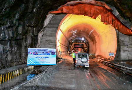 Nitin Gadkari initiates breakthrough blast at Zojila Tunnel, announces saving of Rs 5,000 crore in construction
