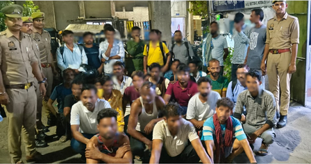 Noida police take action against 501 amid crackdown on public drinking Noida police take action against 501 amid crackdown on public drinking