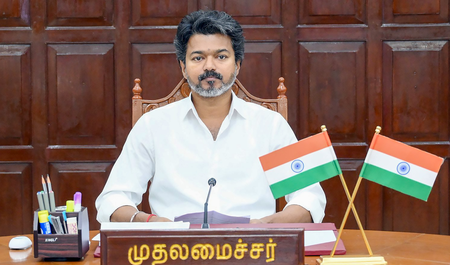 TN CM Vijay to attend NITI Aayog meet in Delhi tomorrow, likely to meet Congress leaders TN CM Vijay to attend NITI Aayog meet in Delhi tomorrow, likely to meet Congress leaders