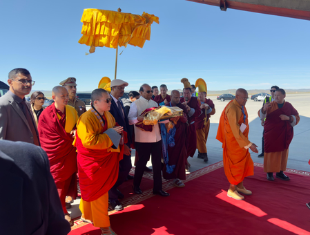 Indian delegation brings back holy relics of Lord Buddha’s disciples from Mongolia Indian delegation brings back holy relics of Lord Buddha’s disciples from Mongolia