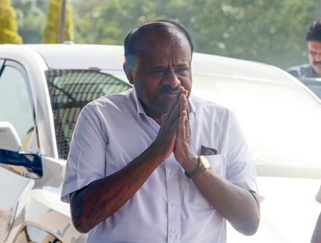 Kumaraswamy attacks Congress govt over Bidadi land acquisition notification Kumaraswamy attacks Congress govt over Bidadi land acquisition notification