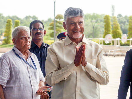 Andhra: CM Naidu warns officials against conspiracies by political parties Andhra: CM Naidu warns officials against conspiracies by political parties