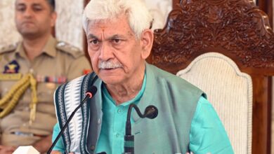J&K L-G Manoj Sinha terminates employee over terror links