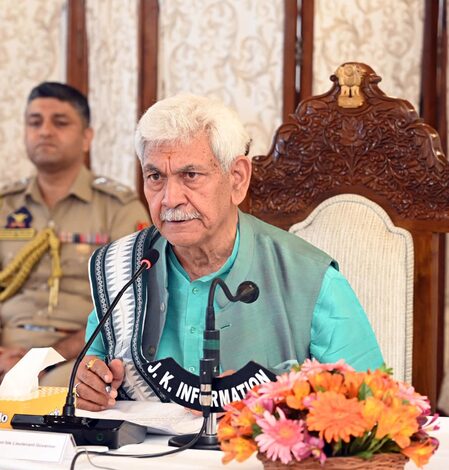 J&K L-G Manoj Sinha terminates employee over terror links