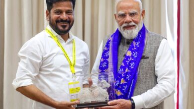Telangana CM meets PM Modi, seeks Centre’s support for key infra projects Telangana CM meets PM Modi, seeks Centre’s support for key infra projects