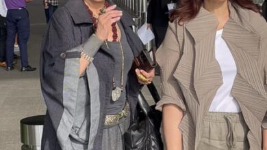 Three generations Dimple Kapadia, Twinkle Khanna, Nitara serve fashion goals at airport Three generations Dimple Kapadia, Twinkle Khanna, Nitara serve fashion goals at airport