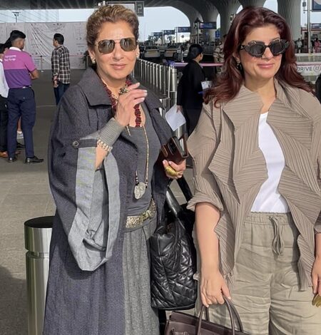 Three generations Dimple Kapadia, Twinkle Khanna, Nitara serve fashion goals at airport Three generations Dimple Kapadia, Twinkle Khanna, Nitara serve fashion goals at airport