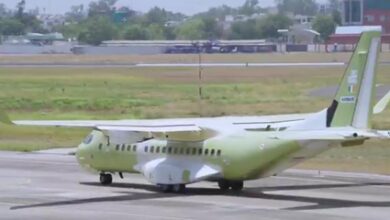 Gujarat CM Patel hails maiden flight of first Made in India C295 aircraft from Vadodara