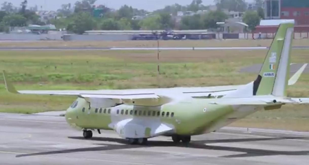 Gujarat CM Patel hails maiden flight of first Made in India C295 aircraft from Vadodara Gujarat CM Patel hails maiden flight of first Made in India C295 aircraft from Vadodara