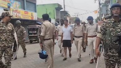 Bengal: Police parade Trinamool leader in half pants and T-shirt Bengal: Police parade Trinamool leader in half pants and T-shirt