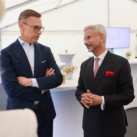 EAM Jaishankar discusses geopolitical situation with Finland President
