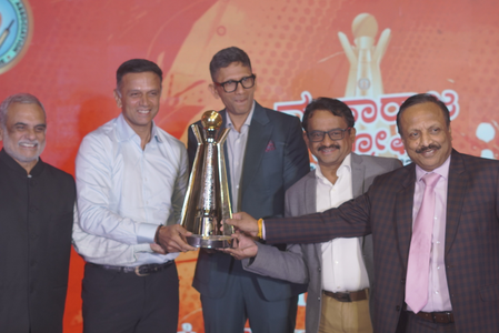 Maharaja Trophy KSCA T20: Rahul Dravid unveils glittering silverware for Season 5