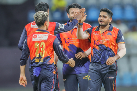 T20 Mumbai League 2026: Tushar Deshpande, Chinmay Sutar help Maratha Royals set up title clash with Arcs Andheri T20 Mumbai League 2026: Tushar Deshpande, Chinmay Sutar help Maratha Royals set up title clash with Arcs Andheri