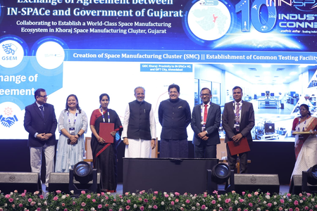 Gujarat govt, IN-SPACe join hands to build space manufacturing park, advanced testing facility Gujarat govt, IN-SPACe join hands to build space manufacturing park, advanced testing facility