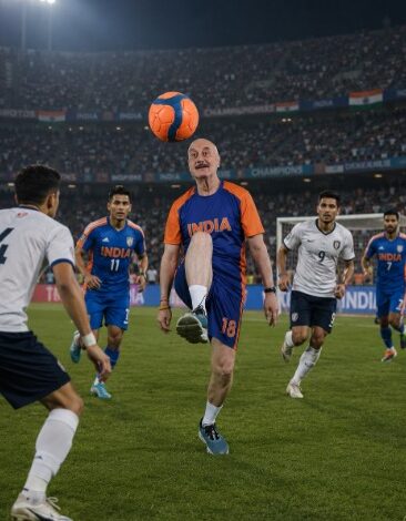 Anupam Kher dreams of wearing India’s football jersey, celebrates the power of imagination Anupam Kher dreams of wearing India’s football jersey, celebrates the power of imagination