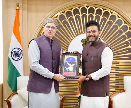 Omar Abdullah meets Union Civil Aviation Minister, seeks shorter closure period for Srinagar airport Omar Abdullah meets Union Civil Aviation Minister, seeks shorter closure period for Srinagar airport