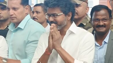 CM Vijay arrives in Karnataka’s Mangaluru to offer prayers at Kollur Mookambika temple CM Vijay arrives in Karnataka’s Mangaluru to offer prayers at Kollur Mookambika temple