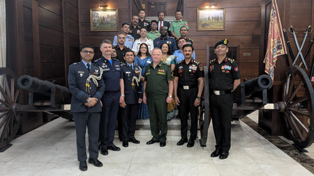 National Defence College delegation calls on Indian Ambassador in Moscow