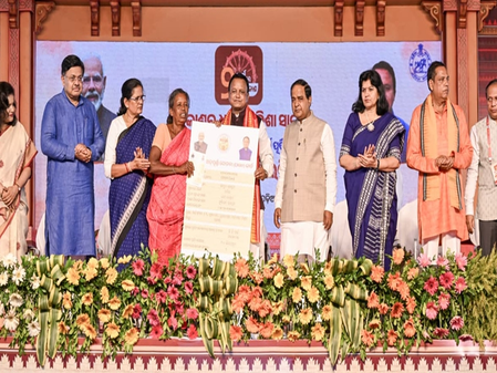 Odisha CM launches Mukhyamantri Annapurna Yojana on BJP-led state govt’s 2nd anniversary Odisha CM launches Mukhyamantri Annapurna Yojana on BJP-led state govt’s 2nd anniversary