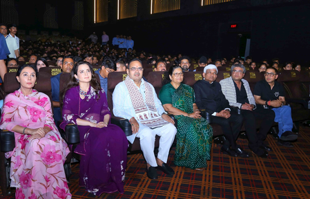 Raj CM watches ‘Bharat Bhagya Vidhata’, praises film’s ‘Nation First’ message