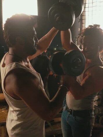 Aayush Sharma takes ‘sweetest co-actor’ Sharad Kelkar’s help for pumping up muscles Aayush Sharma takes ‘sweetest co-actor’ Sharad Kelkar’s help for pumping up muscles